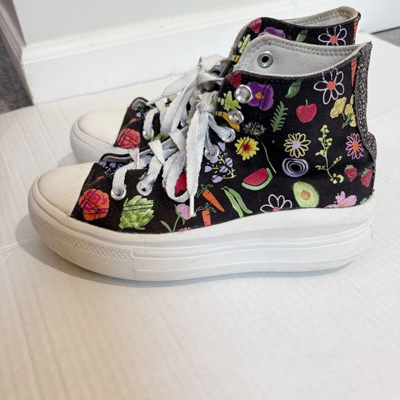 Converse All Star Move Platform Festival Smoothie Floral Sneakers Size 7 A06064C - Picture 1 of 16